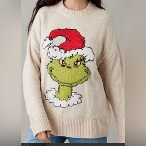 American Eagle Grinch Christmas Sweater